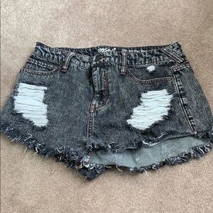 Mossimo high rise short short jeans